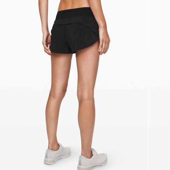 Lululemon Black Speed Up Short 2.5” Running - Picture 2 of 12